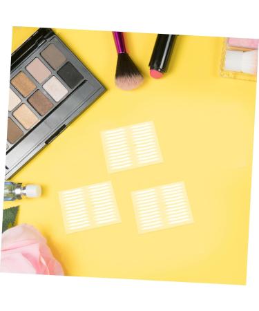 NOLITOY 60 Sheets Sides Stickers Invisible Double-Side Practical Double Eyelid Patches Transparent White - Buy Online on GoSupps.com