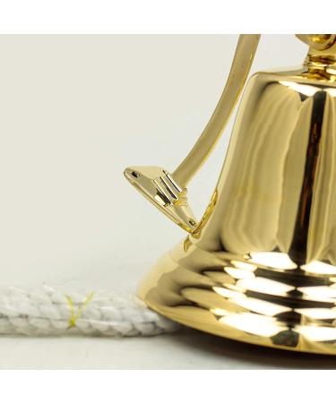 Nagina International Brass Ships Bell with Bracket and Rope Ringer - Maritime Nautical Decor - Buy Online on GoSupps.com