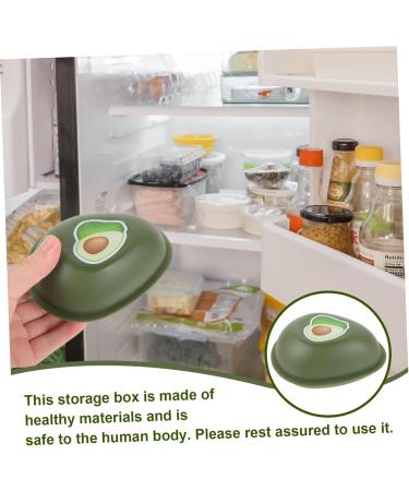 PRETYZOOM Crisper Tray 4pcs Holder Food Fruit Individual Shape Container Fresh Tomato Avocado Plastic Keeper Fridge Chillpod - Buy Online on GoSupps.com