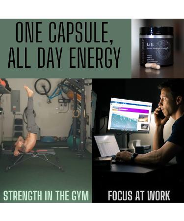 Lift Brain Supplement Memory & Focus Nootropic with Lion's Mane Mushroom & Creatine | 60 Capsules for Enhanced Energy & Performance - Buy Online on GoSupps.com