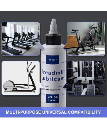 4 Ounces Treadmill Lubricant  100% Silicone Treadmill Belt Lubricant (Non-Toxic and Odorless)  Treadmill Oil Belt Lubricant with an Easy-to-Apply Applicator Tube  Suitable for Most Treadmill Brands - Buy Online on GoSupps.com