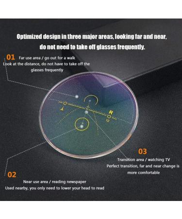 Buy Eyephd Intelligent Photochrome Multifocal Sunglasses - UV400 HD Lenses for Men | Outdoor Reading Liners +1.0 to +3.0 - Buy Online on GoSupps.com