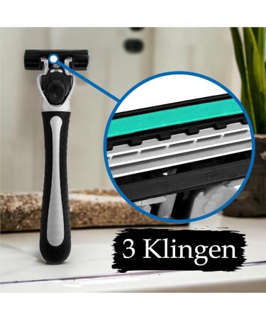 Buy 2x Men's Razor with 40 Replaceable Blades - Super Wet Disposable Shaver for Ultimate Grooming - Buy Online on GoSupps.com