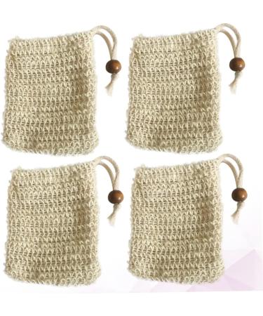 Beavorty 4pcs Face Washing Bag Soap Storage Bag Facial Net Foaming Net Soap Holder Bubble Maker Bag - Buy Online on GoSupps.com