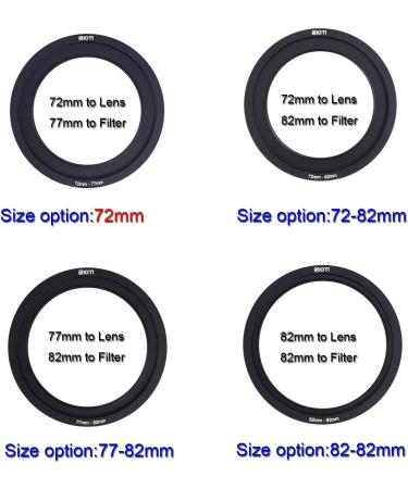 SIOTI 100mm Square Z Series Metal Adapter Ring - 62-77mm - Modular Filter Holder - Buy Online on GoSupps.com