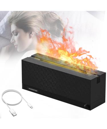 Flame effect diffuser humidifier diffuser for essential oils room fragrance diffuser aroma diffuse with flame effect room fragrance air freshener fragrance oil diffuse humidifier 1