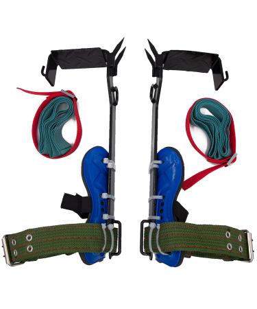 Litong 2 Pack Tree Climbing Gears, Adjustable Tree Climbing Spikes with Harness Belt and Non-Slip Pedal, 304 Stainless Steel Tree Climbing Tool for Picking Fruit, Outdoor Sports. - Buy Online on GoSupps.com