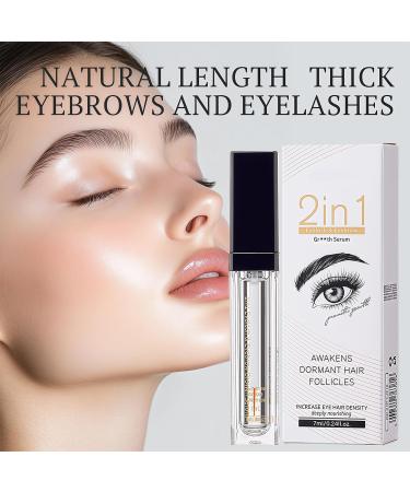 2-Pack 2 In 1 Lash Eyelash Growth Serum - Nourishing Formula for Curled Dense & Resilient Lashes Strengthening Treatment - Buy Online on GoSupps.com