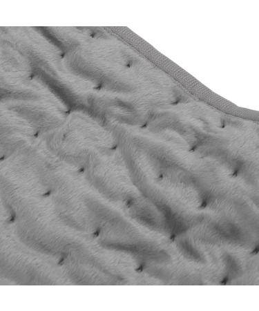 Adjustable Electric Heating Pad 76x40 cm | Pain Relief & Home Warmer with Timer | Grey Color - Buy Online on GoSupps.com