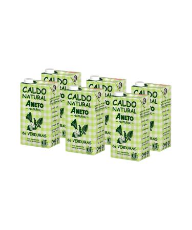 Aneto 100% Naturel - Bouillon de L gumes - bo te de 6 unit s de 1L