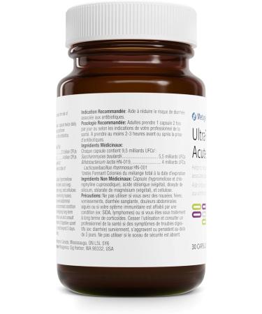 Metagenics - UltraFlora Acute Care Daily Probiotic Supplement to Help Relieve Acute Bowel Distress - 30 Capsules - Buy Online on GoSupps.com