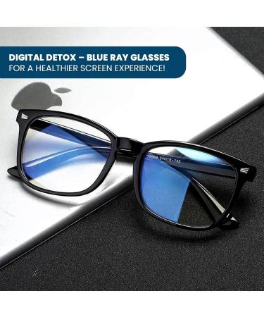 DEVOGUE Blue Light Glasses for Women & Men - Anti-UV Rays Computer & Gaming Glasses - Clear-Bean Flower Design - Shop Worldwide - Buy Online on GoSupps.com