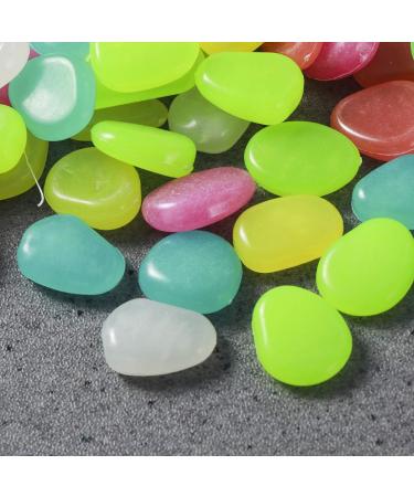Homoyoyo 100pcs Artificiales Para Aquarium Glowing Pebble Decorate Luminous Stone Fish Tank As Shown Size 2 - Buy Online on GoSupps.com