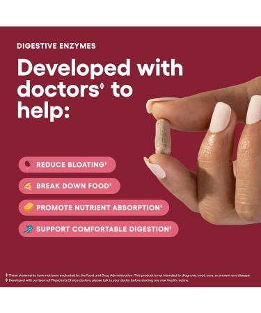 Physician's CHOICE - Beat Bloat + Support Weight Management Bundle: Digestive Enzymes 180ct + Thin-30 Probiotic 60ct - Value Pack - Buy Online on GoSupps.com