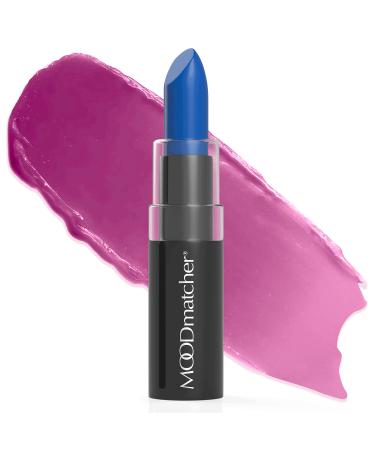 MOODMatcher original Color Changing Lipstick   12 Hours Long-Lasting  Moisturizing  Smudge-Proof  Easy to Apply Creamy Lipstick  Glamorous Personalized Color  Premium Quality   Made in USA (Dark Blue)