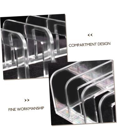 Beavorty 5pcs Eye Shadow Storage Box Lipstick Holder Makeup Brush Holder Acrylic Makeup Stand Powder Make up - Buy Online on GoSupps.com