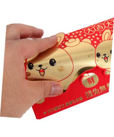 ABOOFAN 36 Pcs Year of The Rabbit Lucky Packet Bunny Hong Bao 2023 New Year Envelopes Lunar Hong Bao 2023 Year Red Packet Money Gift Cartoon Red Packets Design Paper Chinese Style - Buy Online on GoSupps.com