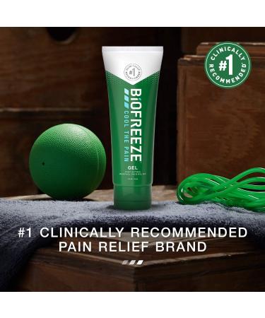 Biofreeze Pain Relief Gel 4 oz. Tube (Pack of 2) - Fast Relief for Aches and Pains - Buy Online on GoSupps.com