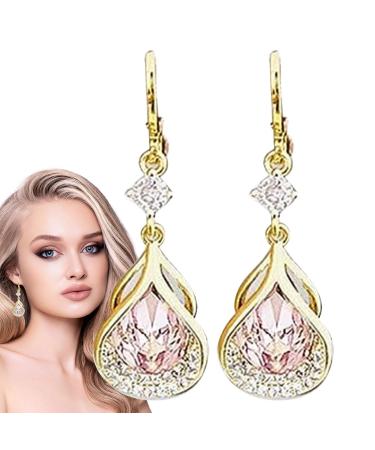 Lymphatic earrings crystal earrings |Weight loss earrings strengthening body lymph flow slimming magnetic grenade earrings for women girls teenagers mothers gift anulely b