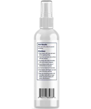 EverydayUSA Anti Fog Spray for Glasses, Goggles, PPE, VR Headsets | Prevents Fog on All Lenses | Safe for Anti-Reflective Lenses | Made in USA | UnFog by EverydayUSA - Buy Online on GoSupps.com