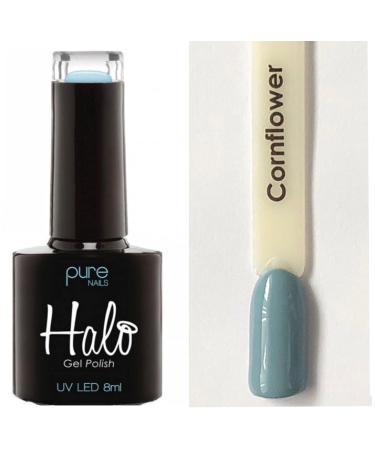 Pure Nails Halo LED/UV gel nail polish First Bloom Collection 2020 cornflower 8 ml baby blue 1 piece (1 pack)