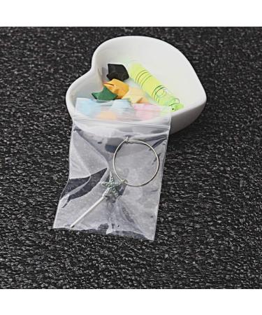 100 PCS Small Ziplock Bags 2" x 2.76" Resealable Zipper Poly Bags Small Plastic Bags Mini Ziplock Bags Clear Zip lock Bags for Jewelry Screws Storage 100 Count (Pack of 1) - Buy Online on GoSupps.com