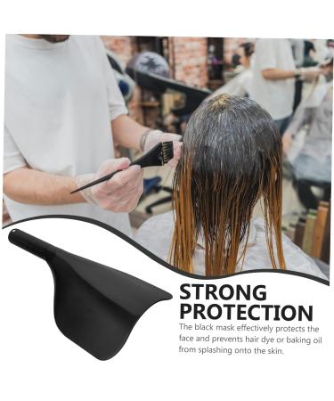 Healeved Face Cover for Hair Spray Barber Salon Hairspray Protective Cover Haircut Plastic Material Comfort-fit Comfortable to Hold Hair Face Cover - Buy Online on GoSupps.com