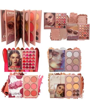  dewdat Makeup Palette for Women - Long Lasting Multi-Color - Travel Palette for Highlighter and Eyeshadow for Beginners Ladies and Girls Daily Use Wedding Travel Party Anniver - Buy Online on GoSupps.com