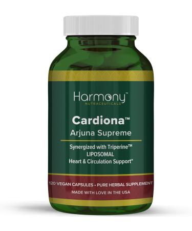Arjuna Supreme Synergized with Triperine - HIghest Potency Maximum Bio-activity Liposomal Dr. Gumman's Harmony Nutraceuticals Herb for Cardiovascular Support 120 Vegan Capsules - Buy Online on GoSupps.com