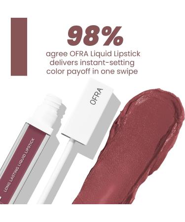 Ofra Long Lasting Liquid Lip Gloss Charmed 0.2 Ounce - Women's Makeup for Lasting Beauty - Buy Online on GoSupps.com