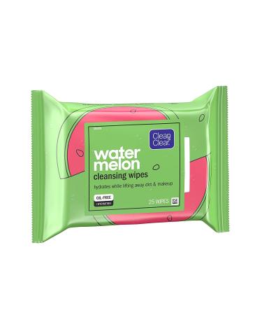 Clean & Clear Watermelon Cleansing Wipes - 25 Refreshing Wipes for Clean Skin - Buy Online on GoSupps.com