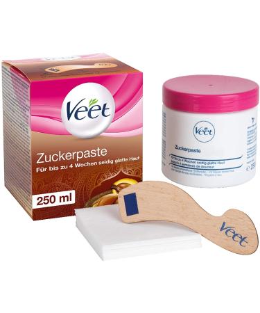 Sugaring Sugar Paste for Hair Removal - Veet 6-Pack (6x250ml) for Noticeably Smooth Skin up to 4 Weeks - Buy Online on GoSupps.com