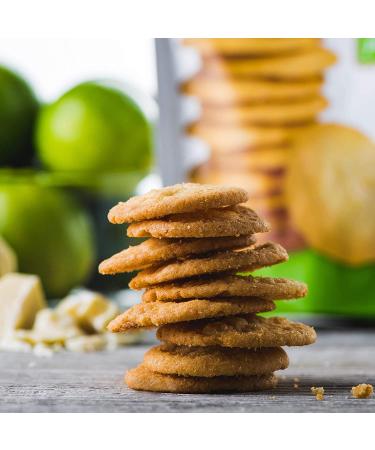 THINSTERS Key Lime Pie Cookie Thins 4oz (Pack of 6) | Non-GMO, Peanut-Free, Crunchy Cookies - Buy Online on GoSupps.com