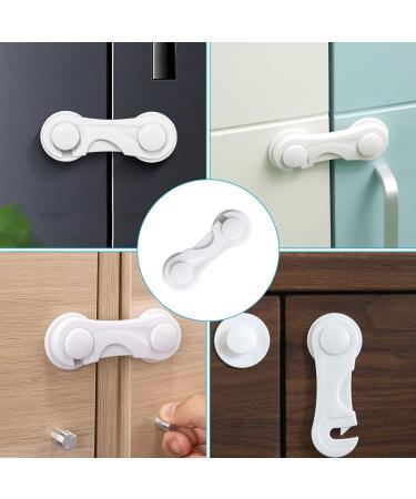 10 Pcs Kitchen Cupboard Locks for Children Adhesive Safety Locks for Cupboards Baby Locks Cupboard Child Locks Baby Safety Locks Suitable for Wardrobe Cupboard Drawer and Refrigerators - Buy Online on GoSupps.com