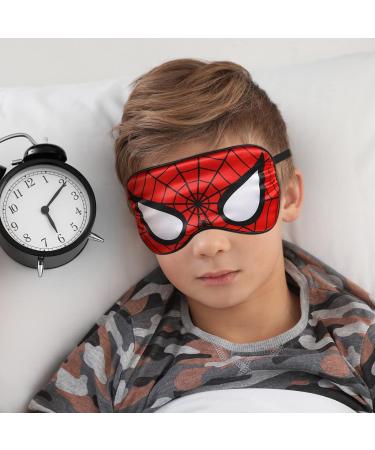 4 Pack Silk Kids Sleep Mask with Adjustable Strap - Comfortable Eye Covers for Boys, Girls, Women, Men - Ideal for Sleeping, Travel, Party - Premium Quality - Buy Online on GoSupps.com
