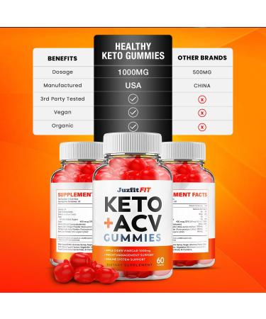 JuzFit Keto Plus ACV Gummies Juz Fit Justfit ACV Advanced Keto Formula Shark Plus Apple Cider Vinegar Keto Tank Gummies Dietary Supplement B12 Beet Root Juice (60 Gummies) - Buy Online on GoSupps.com