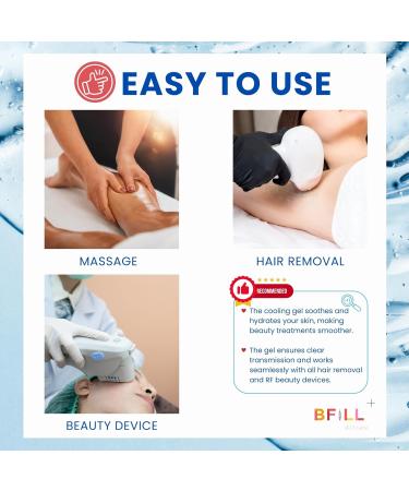 Cooling Gel/Coupling Gel for use with Laser Hair Removal Device (Meko Clinic Brand) 17.63 Oz. - Buy Online on GoSupps.com