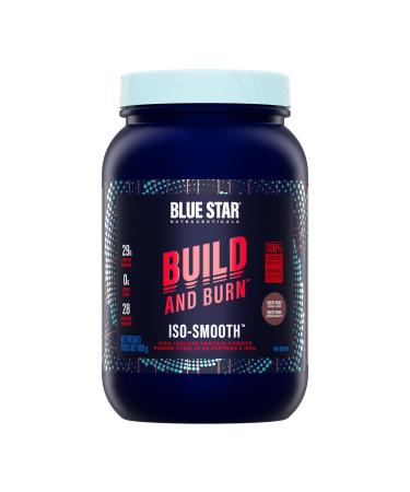 Blue Star Nutraceuticals Iso-Smooth 100% Isolate Whey Protein Powder 30g Protein Per Serving - Low Carb Keto Friendly - Easy Mixing and Absolutely Delicious Protein Shake (Rocky Road)