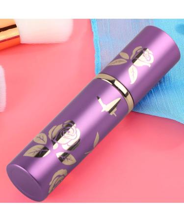Verdant Touch Perfume Atomizer Portable Perfume Atomizer Spray Bottle 10ml Aluminum Cosmetic Container (Purple) - Buy Online on GoSupps.com
