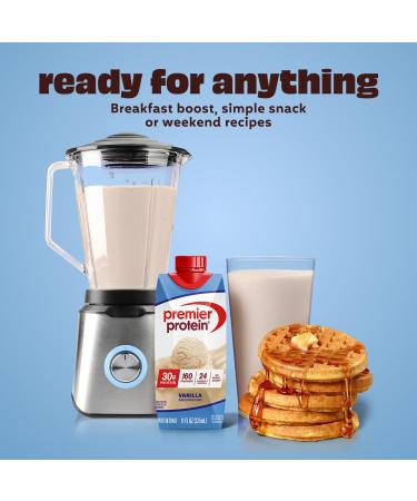 Premier Protein Shake, Vanilla, 30g Protein, No Added Sugar, 24 Vitamins & Minerals to Support Immune Health, 11 fl oz, 12 Pack (Packaging May Vary) Vanilla 11 Fl Oz (Pack of 12) - Buy Online on GoSupps.com