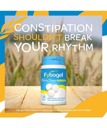 Fybogel FibreChews 30s Chewables - 30 Count for Constipation Relief - Buy Online on GoSupps.com