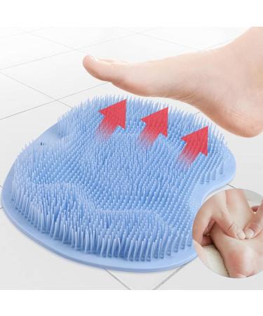 Lidouk Foot Cleaner Massage Device - Non-Slip Suction Cup Shower & Bathroom Scrubber Mat for Foot Care Peeling Spa Improved Circulation & Pain Relief - Buy Online on GoSupps.com