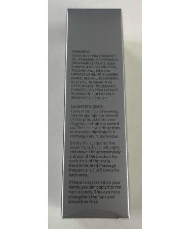 Rosemary Hair Regrowth Essential Oil - Organic Hair Loss Serum for Stronger Roots | 1.69 Fl Oz - Unisex Adult - Buy Online on GoSupps.com