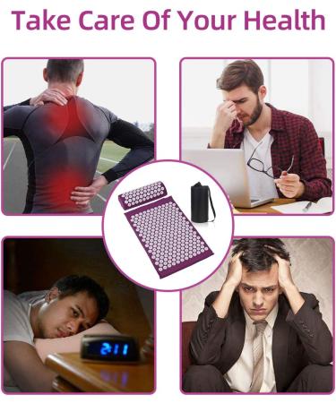 Acupress Toweratte with Pillow & Bag | Wellness Therapy Acupuncture Massage Set for Pain Relief | Washable Cover & Travel-Friendly - Buy Online on GoSupps.com