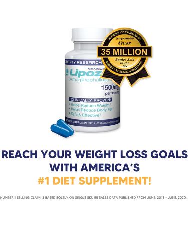 Lipozene Weight Loss Pills - 2 Bottles 30 Capsules + MetaboUp Plus 30 Count Bottle - Buy Online on GoSupps.com