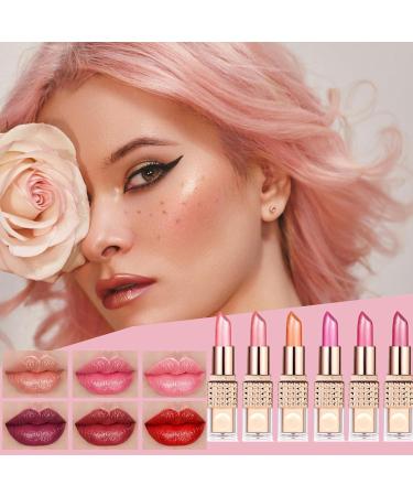 Travel-Size Lipstick Set Non-Sticky Lipstick Waterproof Long-Lasting Gloss for Women and Teens Wedding/Bride - Buy Online on GoSupps.com