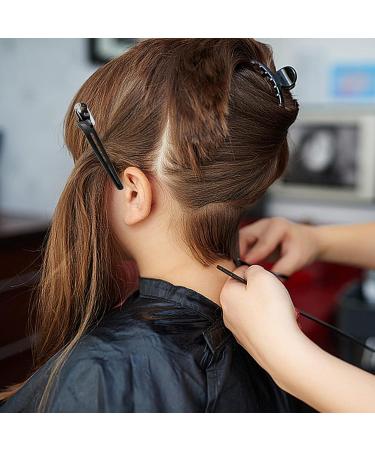 12 Pieces Black Hair Clips for Women - Durable Plastic & Metal Clamping Hairdresser Combi Clips - 3.9 Inch Hair Styling Accessories - Buy Online on GoSupps.com