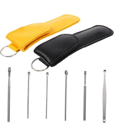 Ipetboom 8sets Metal Ear Wax Picker Set Portable Earwax Removal Kit Professional Ear Cleaner Tool - Buy Online on GoSupps.com