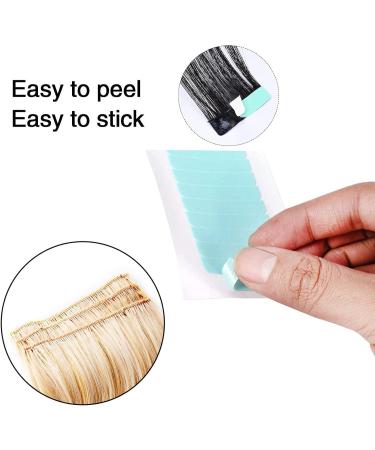 240 Pcs Double Sided Waterproof Wig Tape for Hair Extensions (Blue, 4 * 0.8cm) - Human Hair Weft Replacement Tapes - Buy Online on GoSupps.com