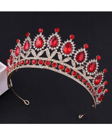 Red Tiaras and Crowns for Women - Bridal, Wedding, Princess, Party Headpiece - Buy Online on GoSupps.com